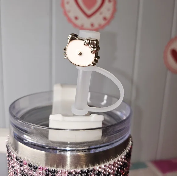 Hello Kitty Straw Topper - Picture 1 of 2